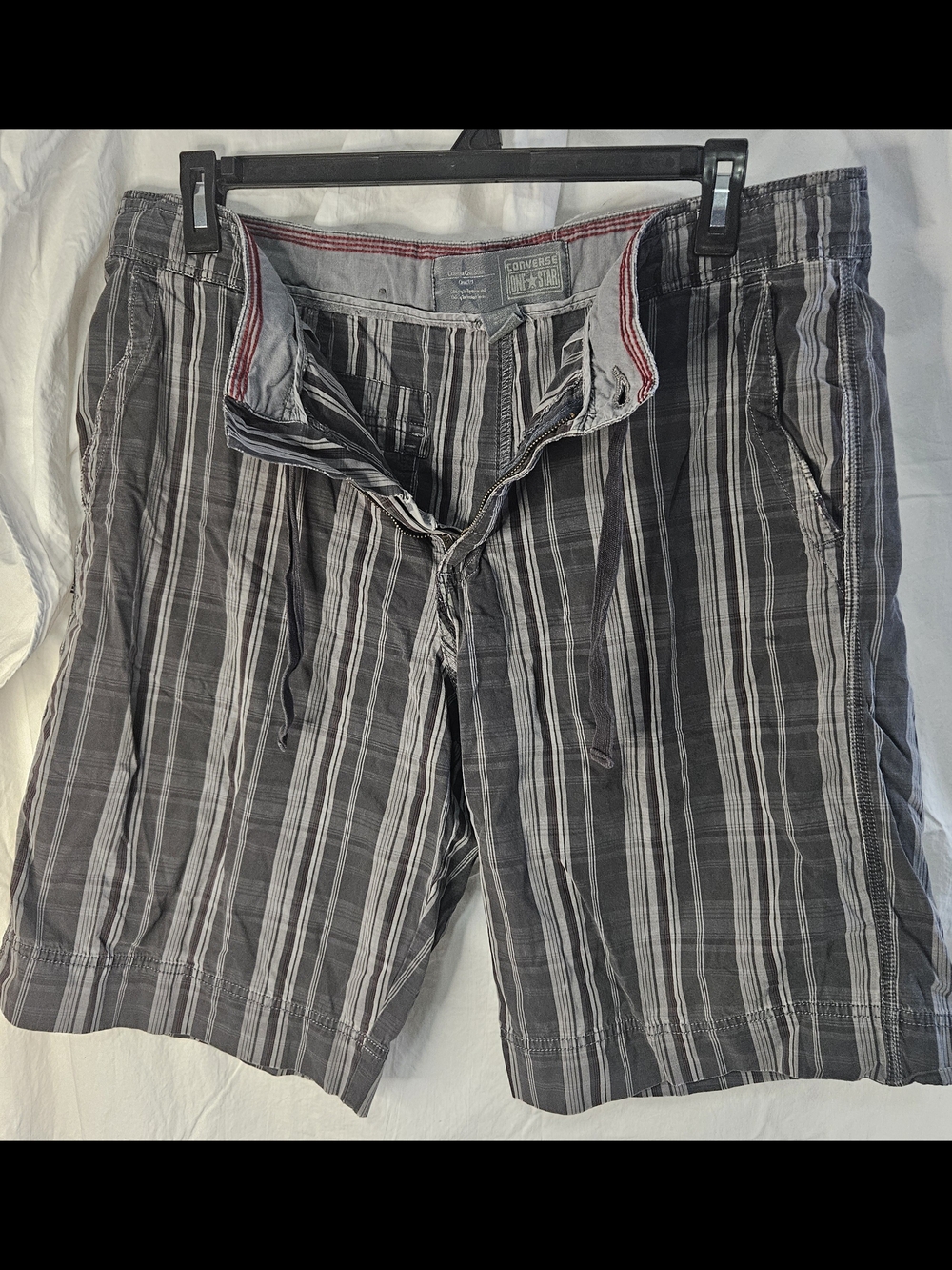 Y2k Converse One Star Beige Bermuda Shorts Board Shorts Men Size 30